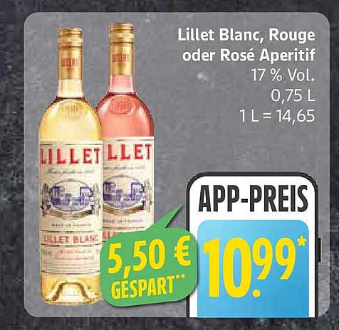 Lillet Blanc, Rouge oder Rosé Aperitif – Jetzt zugreifen!