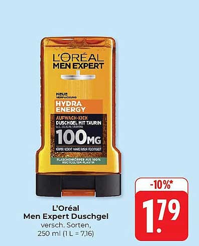 L'Oréal Men Expert Duschgel, 250 ml