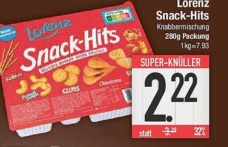Lorenz Snack-Hits Knabbermischung 280g