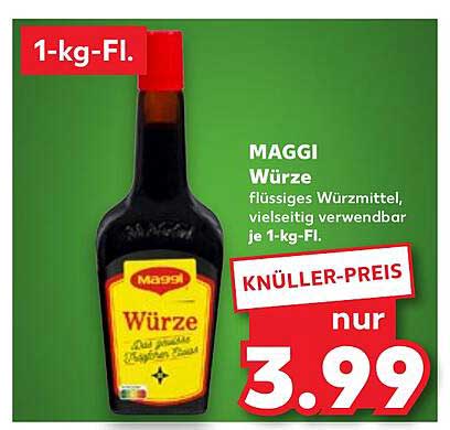 MAGGI Würze Flüssiges Würzmittel 1-kg-Fl.