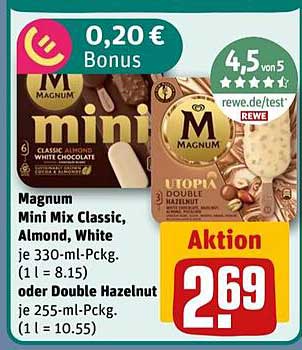 Magnum Mini Mix Classic, Almond, White