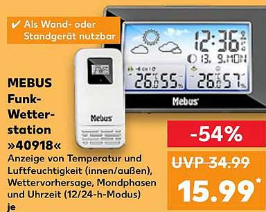 MEBUS Funk-Wetterstation »40918«