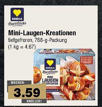 Mini-Laugen-Kreationen tiefgefroren, 768-g-Packung