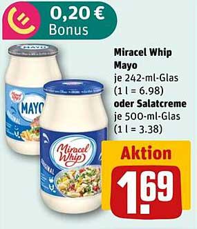 Miracel Whip Mayo oder Salatcreme im Angebot