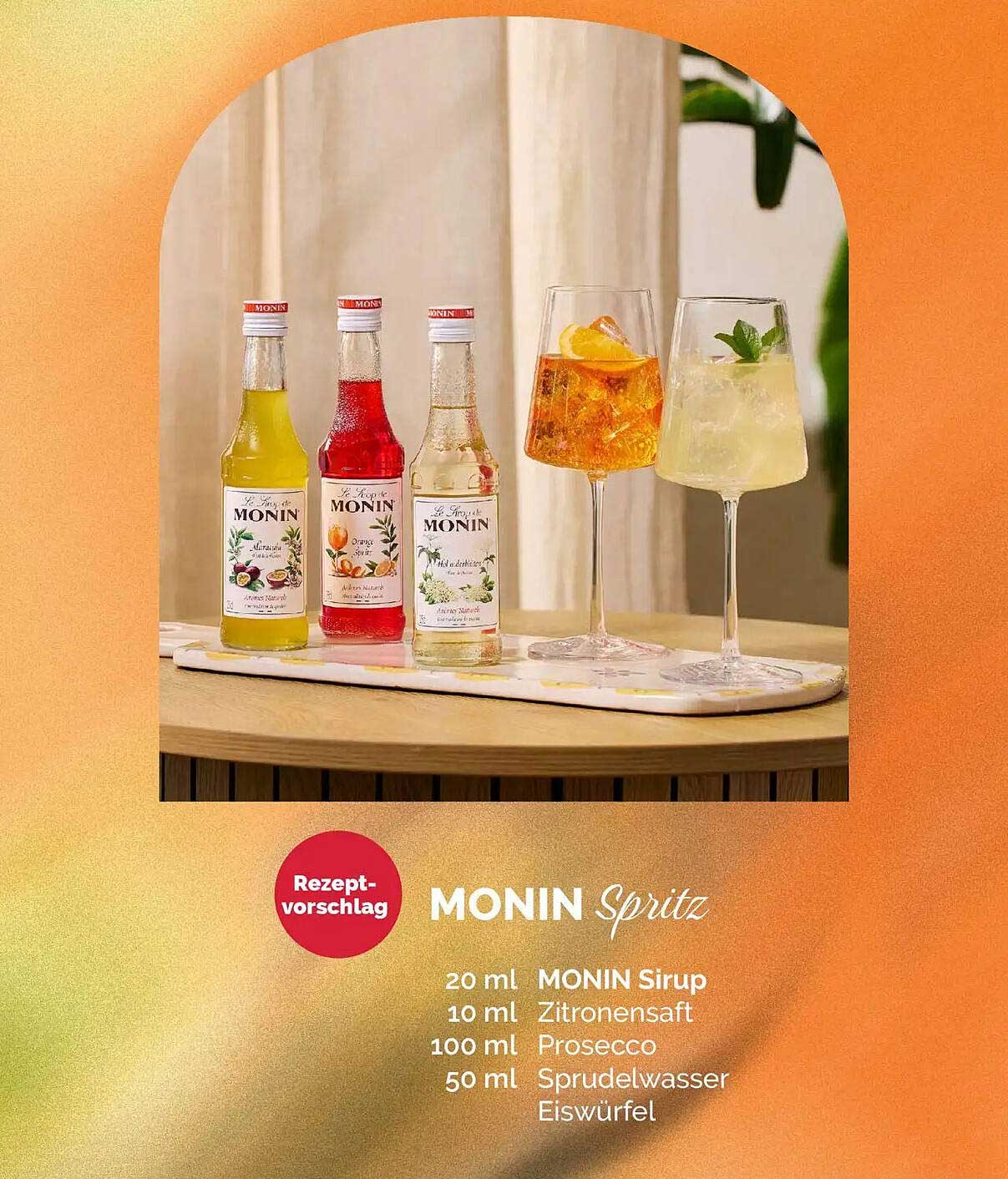 MONIN Spritz - Erfrischender Genuss für heiße Tage