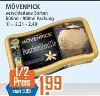 MÖVENPICK Bourbon Vanille 800ml - 900ml Packung