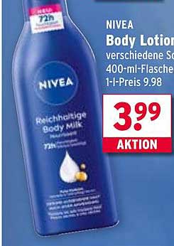 NIVEA Body Lotion - Reichhaltige Body Milk 400 ml