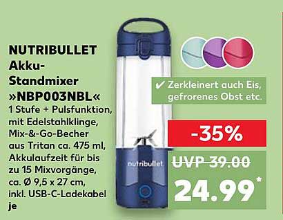 NUTRIBULLET Akku-Standmixer »NBP003NBL«