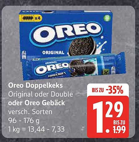 Oreo Doppelkeks Original oder Double oder Oreo Gebäck
