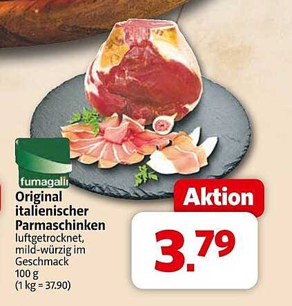 Original italienischer Parmaschinken 100 g