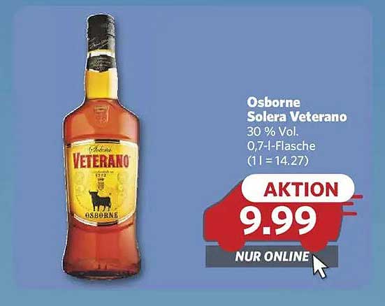 Osborne Solera Veterano 30 % Vol – 0,7 l Flasche
