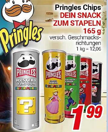 Pringles Chips DEIN SNACK ZUM STAPELN 165 g