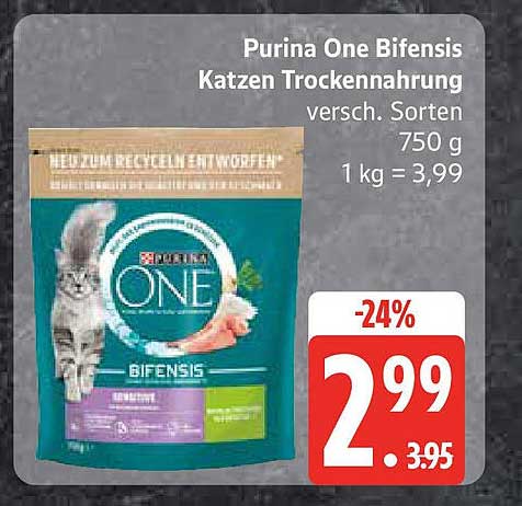 Purina One Bifensis Katzen Trockenfutter 750 g