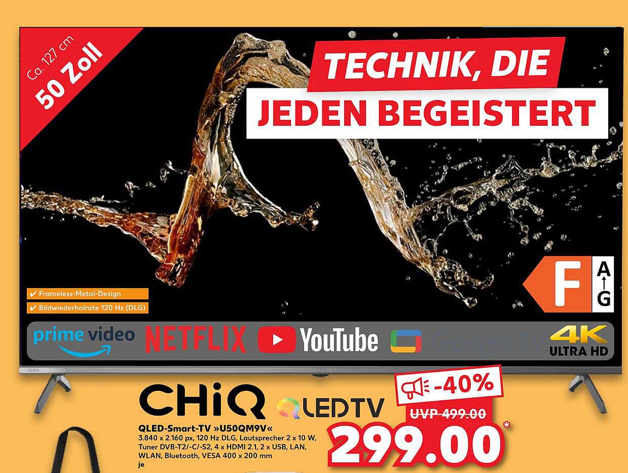 QLED-Smart-TV »U50QM9V«