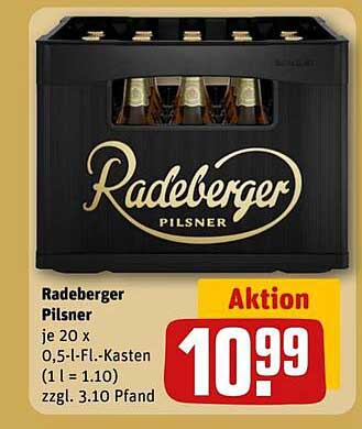 Radeberger Pilsner Kasten (20 x 0,5 l)