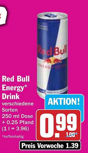 Red Bull Energy* Drink 250 ml Dose