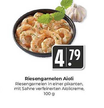 Riesengarnelen Aioli