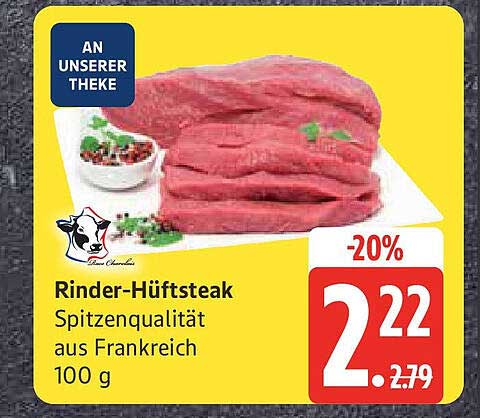 Rinder-Hüftsteak - Spitzenqualität aus Frankreich