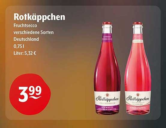 Rotkäppchen Fruchtsecco - verschiedene Sorten 0,75 l