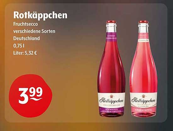 Rotkäppchen Fruchtsecco verschiedene Sorten 0,75 l