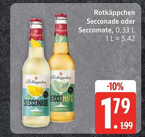 Rotkäppchen Secconade oder Seccomate, 0,33 L