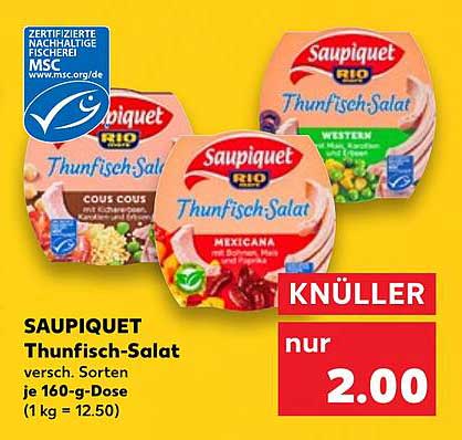 SAUPIQUET Thunfisch-Salat - verschiedene Sorten