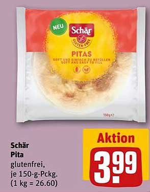 Schär Pita, glutenfrei, je 150-g-Pckg.