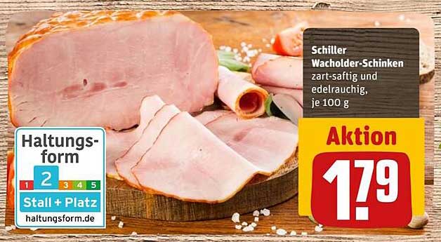 Schiller Wacholder-Schinken zart-saftig und edel-rauchig, je 100 g