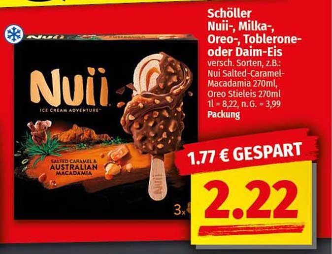 Schöller Nuii Ice Cream Adventure - Salted Caramel & Australian Macadamia
