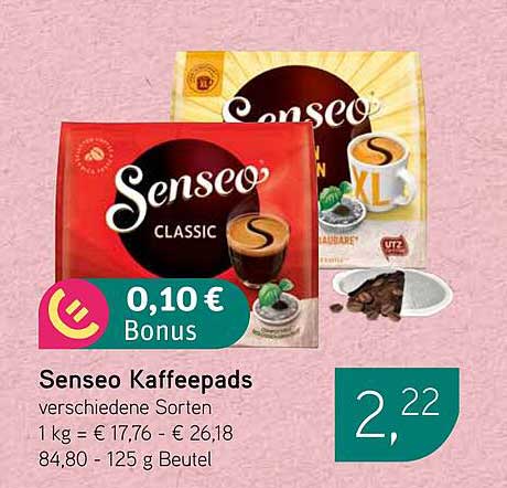 Senseo Kaffee Pads - verschiedene Sorten