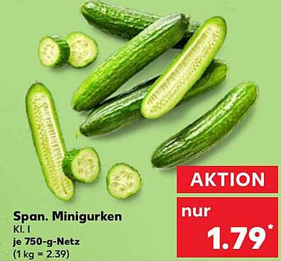 Span. Minigurken Kl. I je 750-g-Netz