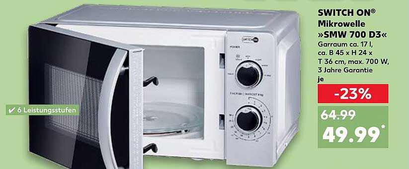SWITCH ON® Mikrowelle »SMW 700 D3«