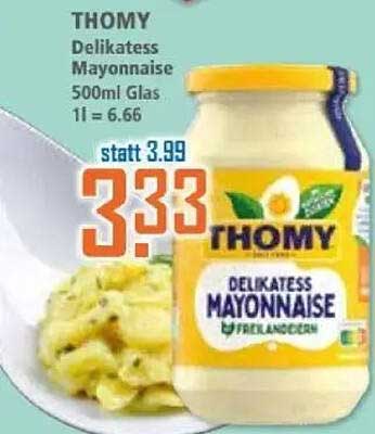 THOMY Delikatess Mayonnaise 500ml Glas
