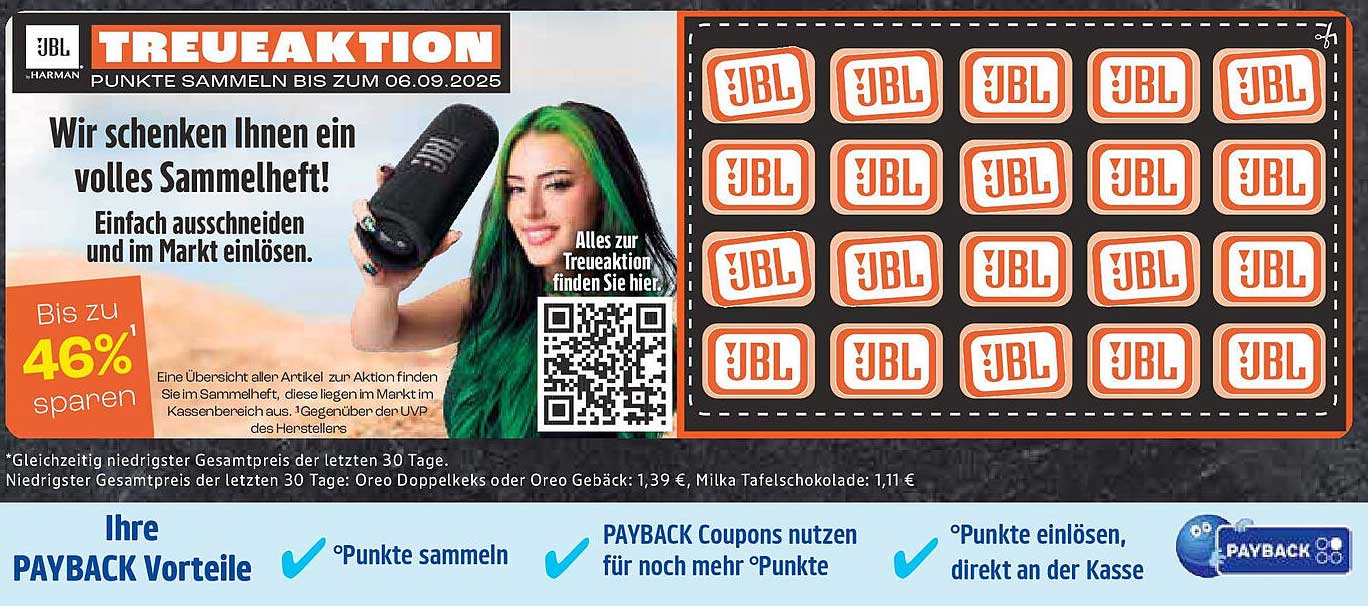Treueaktion: Punkte sammeln bis zum 06.09.2025