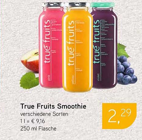 True Fruits Smoothie - verschiedene Sorten