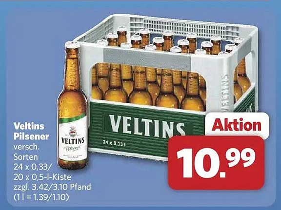 Veltins Pilsener - 24 x 0,33 l Kasten