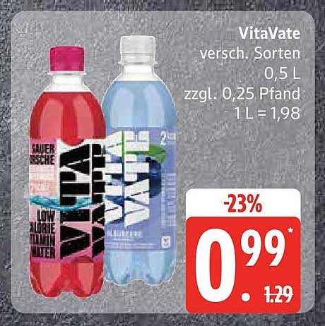 VitaVate 0,5 L - Jetzt zum Sonderpreis!