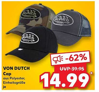 VON DUTCH Cap - Stylisch und Praktisch