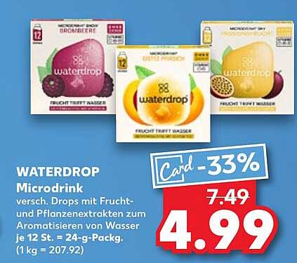WATERDROP Microdrink - Frucht trifft Wasser