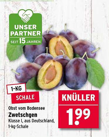 Zwetschgen 1-kg-Schale aus Deutschland