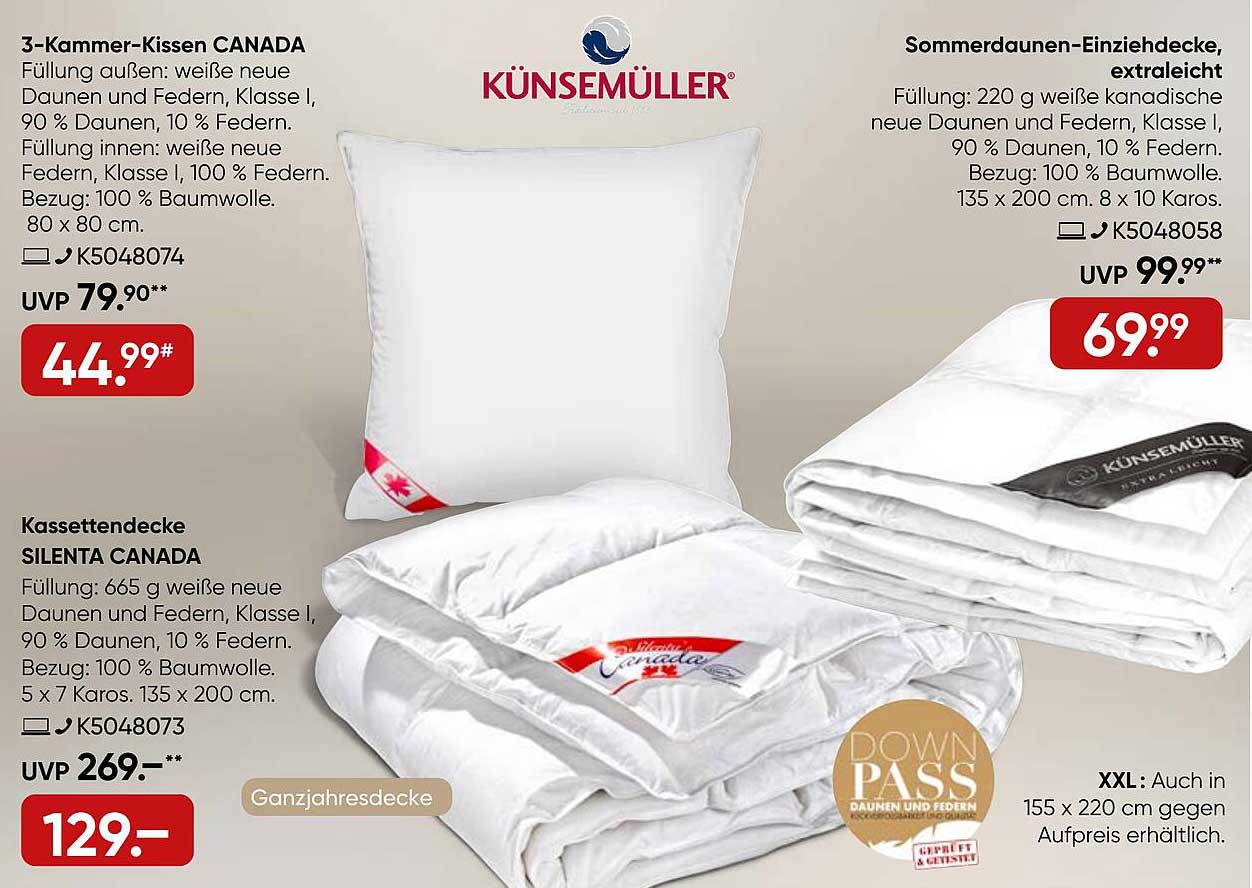 3-Kammer-Kissen CANADA