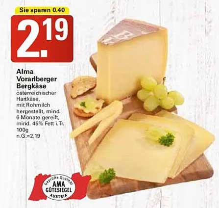 Alma Vorarlberger Bergkäse