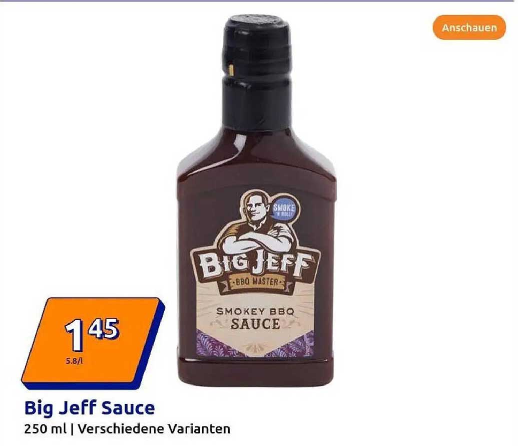 Big Jeff Sauce - Smokey BBQ Sauce 250 ml