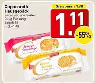 Coppenrath Hausgebäck verschiedene Sorten 200g Packung