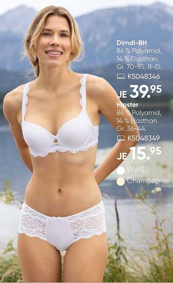 Der Dirndl-BH und Hipster im Set