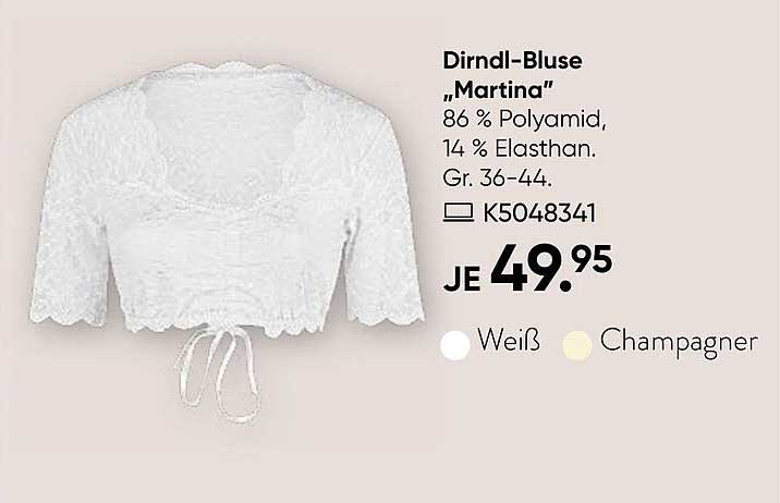 Dirndl-Bluse „Martina“