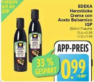 EDEKA Herzstücke Crema con Aceto Balsamico IGP 250ml