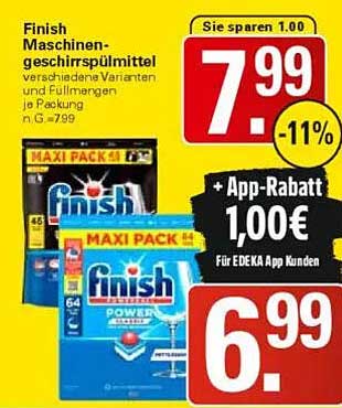 Finish Maschinen-Geschirrspülmittel - Maxi Pack