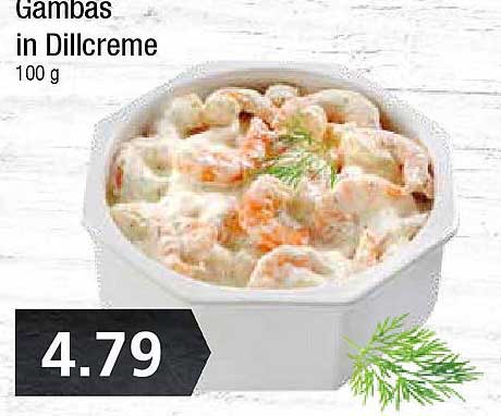 Gambas in Dillcreme (100 g)