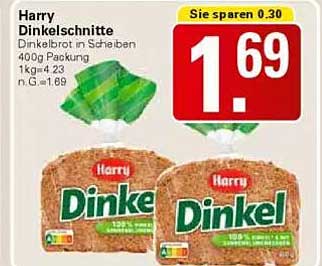 Harry Dinkelschnitte - Dinkelbrot in Scheiben 400g